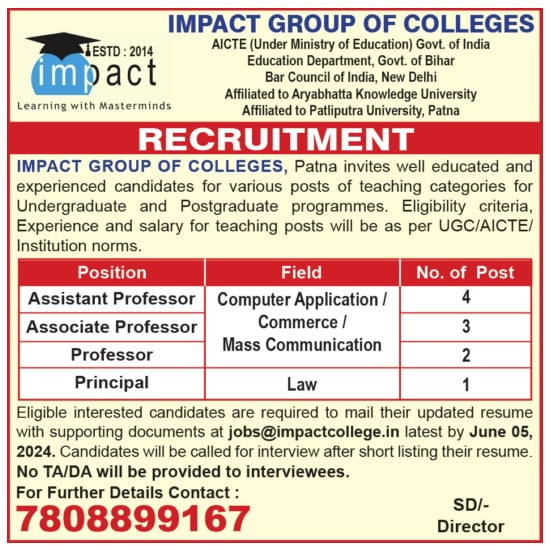 Impact Group of Colleges, Patna