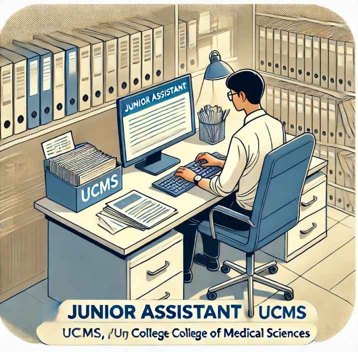 UCMS Delhi University Junior Assistant Recruitment 2024